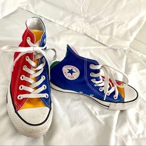 Multicolored Converse